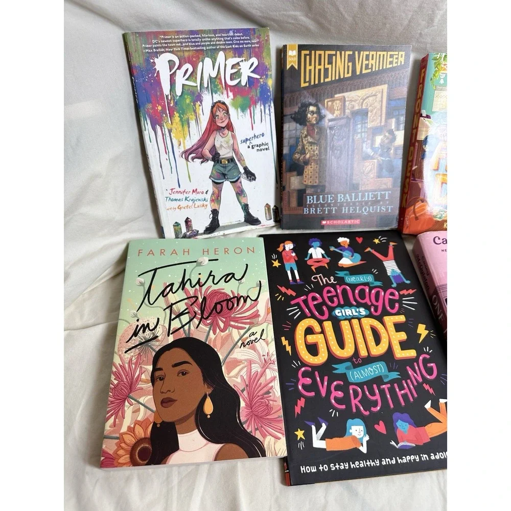 YA Book Bundle Lot 6 Primer Front Desk Tahira in Bloom One Last Stop + More‎